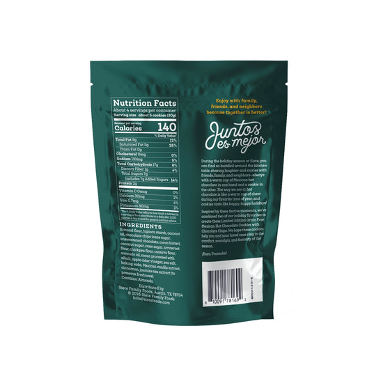 Grain-Free Mexican Hot Chocolate Cookies with Chocolate Chips