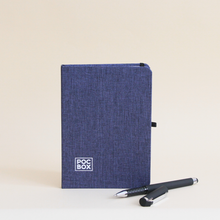  Linen Journal + Pen, Navy
