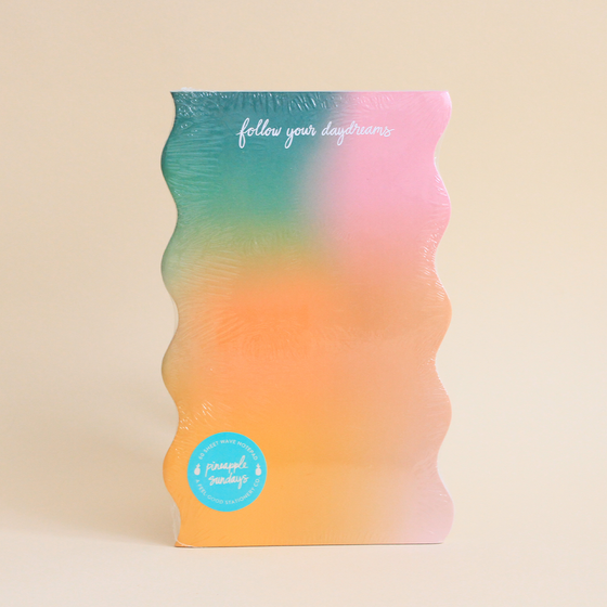 Rainbow Waves Notepad