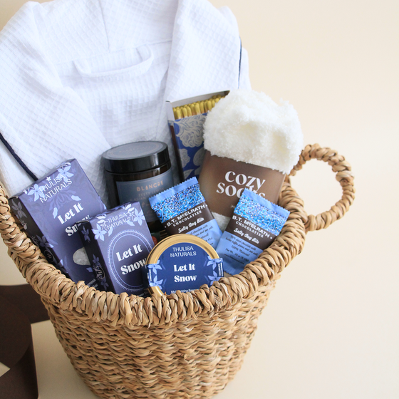 Cozy Winter Spa Gift Basket