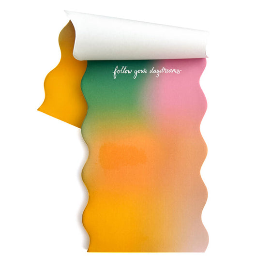 Rainbow Waves Notepad