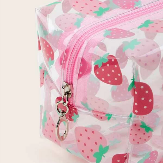 Pink Strawberry Utility Bag