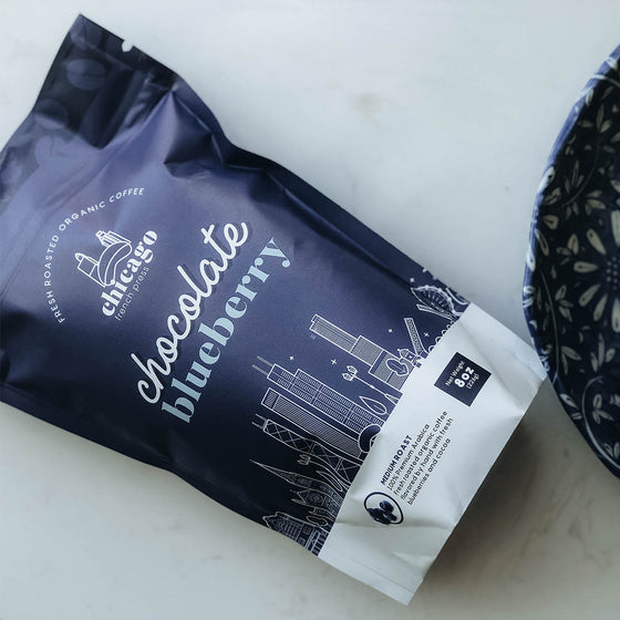 Chicago French Press’ Chocolate Blueberry Coffee